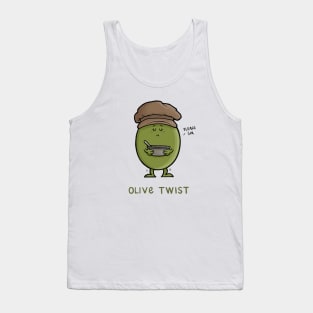 Olive Twist Tank Top